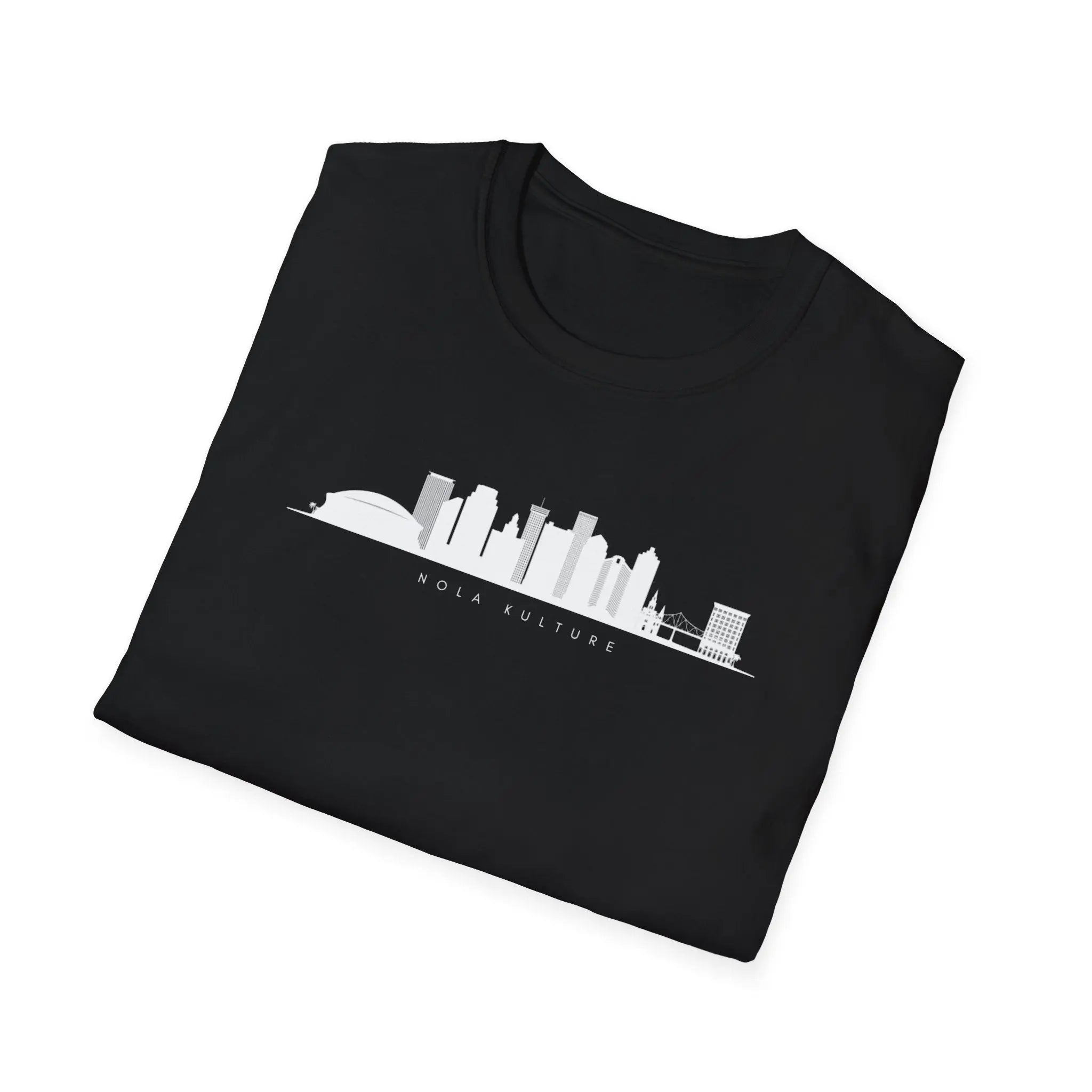 Nola Skyline 2.0 White T-Shirt Printify
