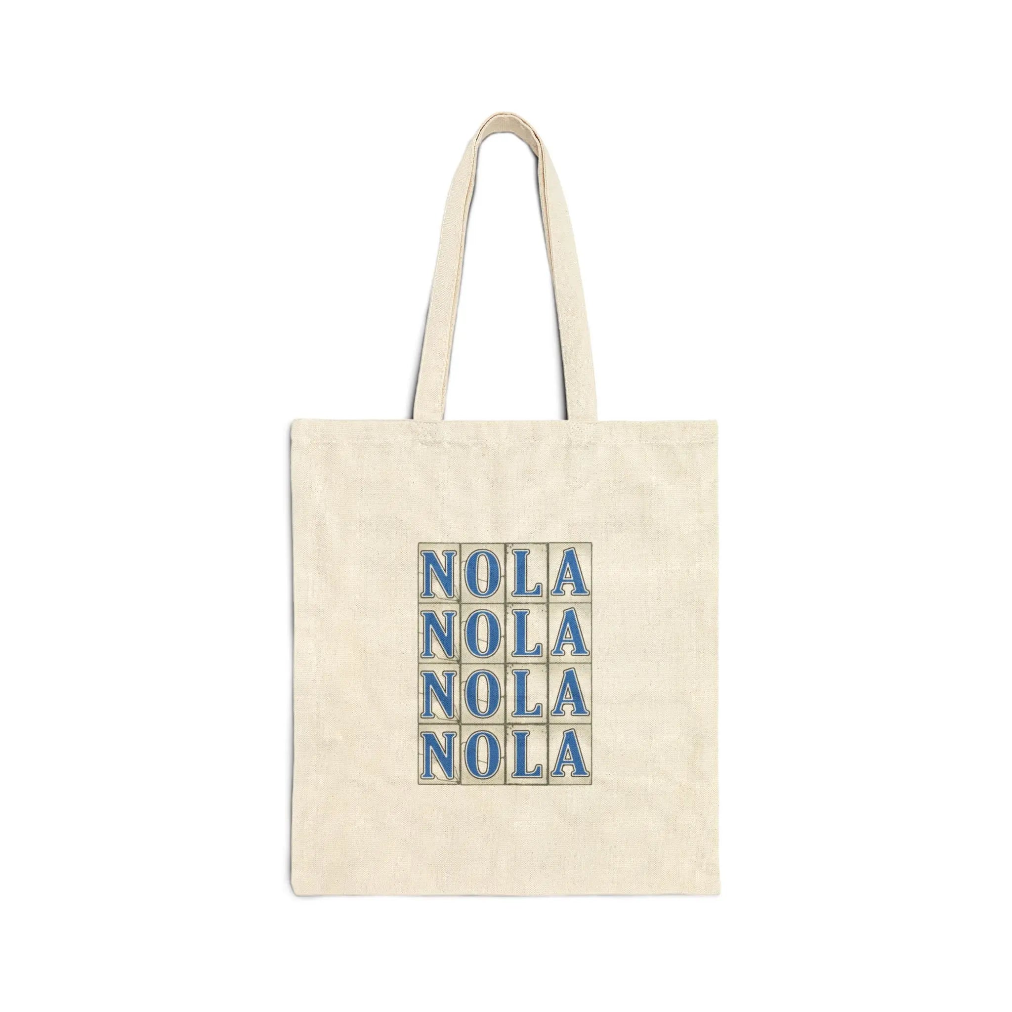 Nola Street Tile Tote Bag Printify