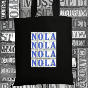 Nola Street Tile Tote Bag Printify