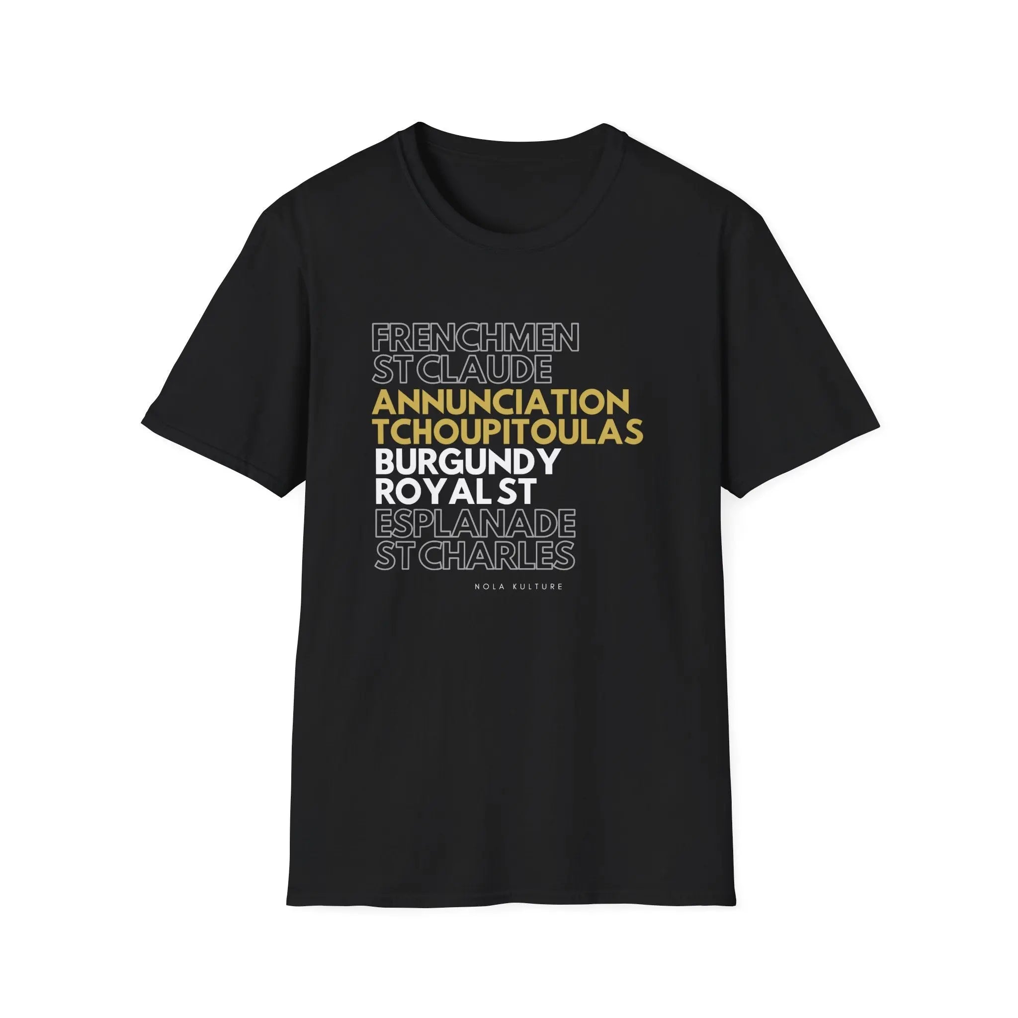 Nola Streets T-Shirt Printify