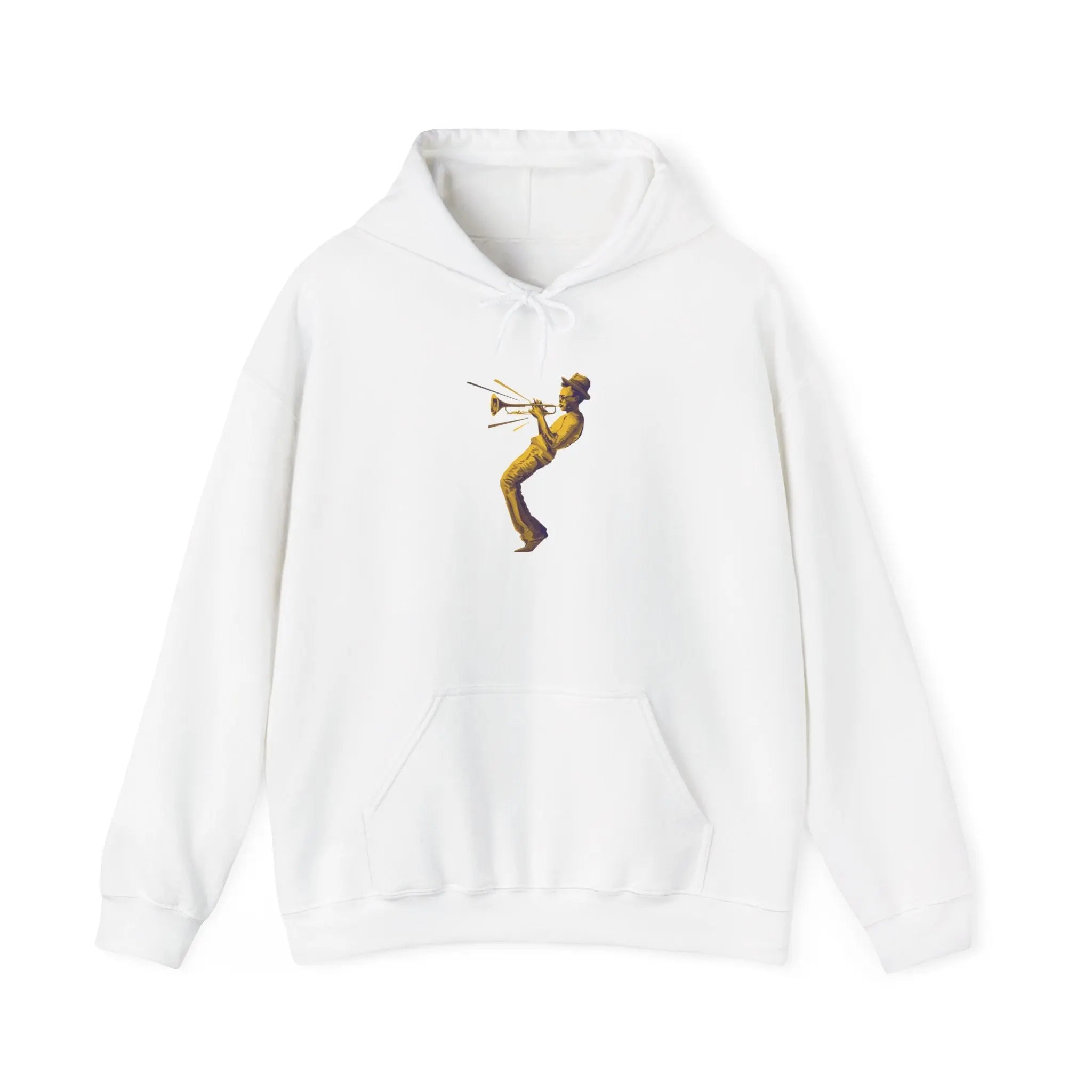 Purple & Gold Jazz Hoodie Printify