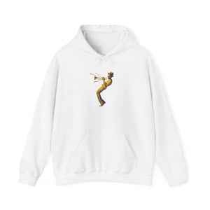Purple & Gold Jazz Hoodie Printify