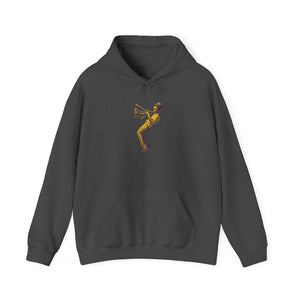 Purple & Gold Jazz Hoodie Printify