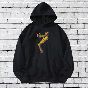 Purple & Gold Jazz Hoodie Printify