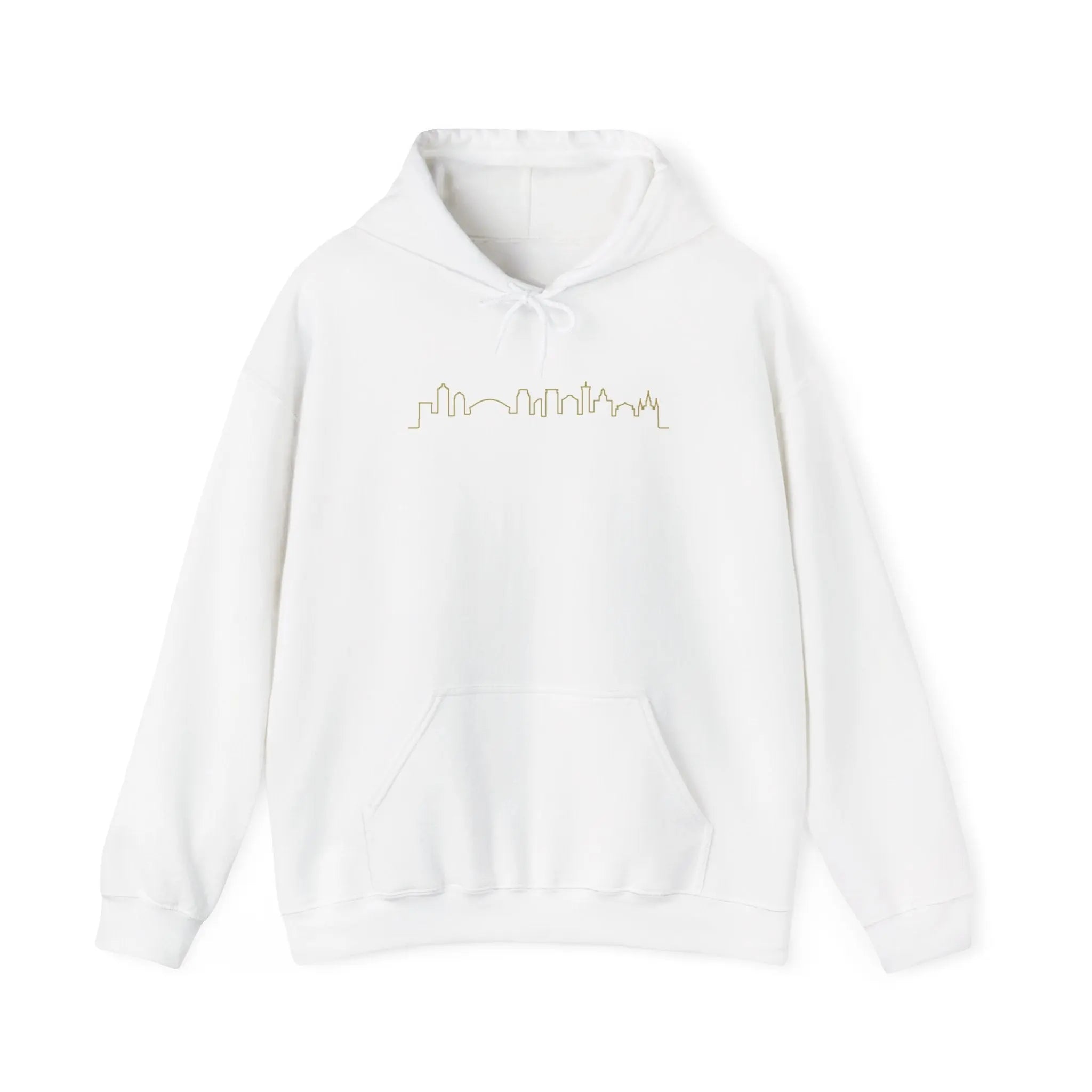 new orleans Skyline Gold Hoodie Printify