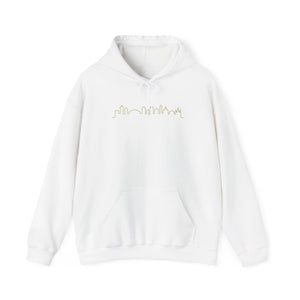 new orleans Skyline Gold Hoodie Printify