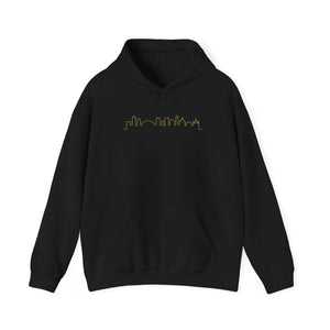 new orleans Skyline Gold Hoodie Printify