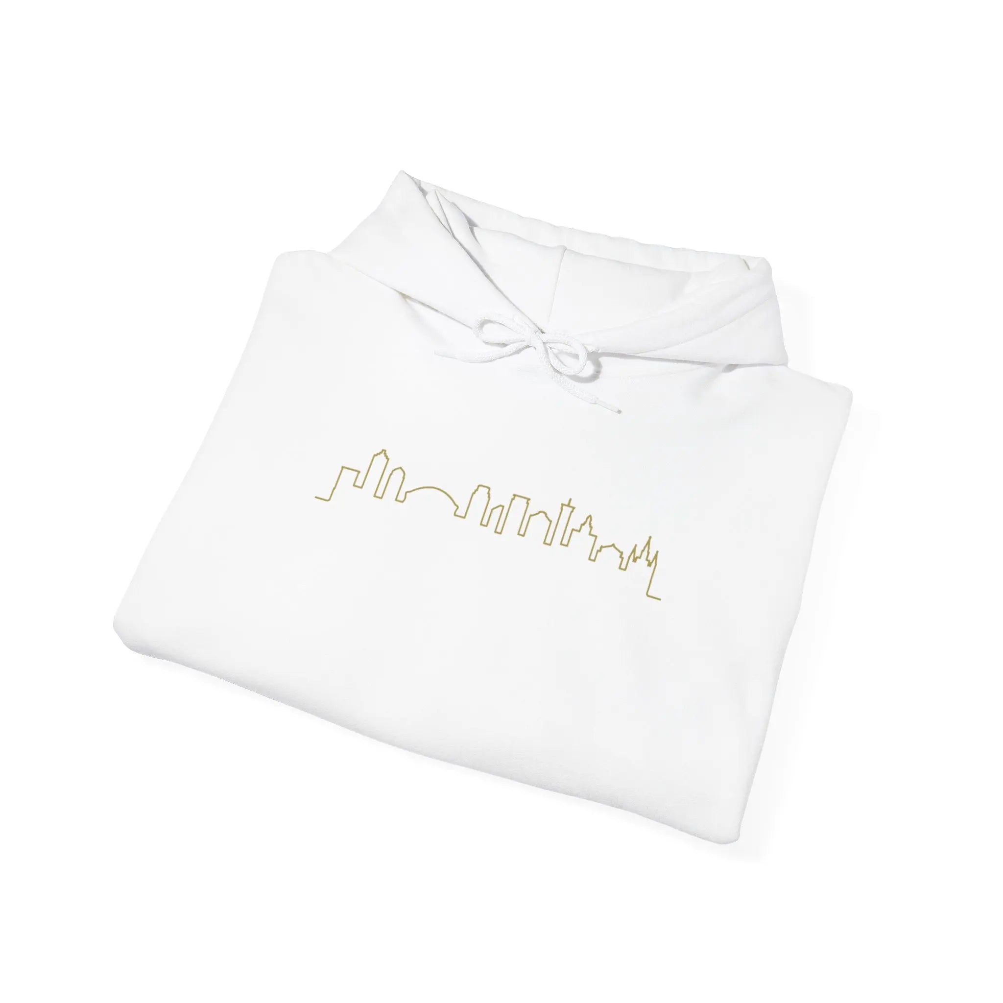 new orleans Skyline Gold Hoodie Printify