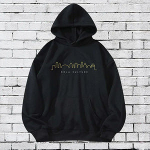 new orleans Skyline Gold Hoodie Printify